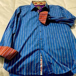 Robert Graham Dress Shirt 2XL